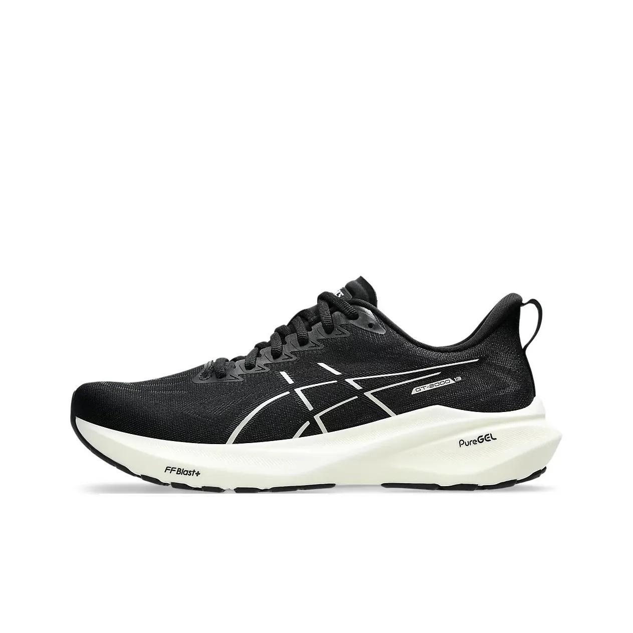 Asics GT 2000 13 Low Топ Беговые кроссовки Мужской Черный белый