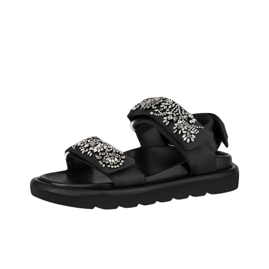 LOUIS VUITTON Pool Pillow Comfort Stylish Sandal Women's Black