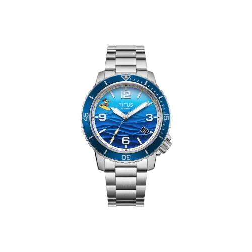 Solvil Et Titus Механический Movement Мужские часы Cape Collection, 42мм*48мм*13,85мм, синие