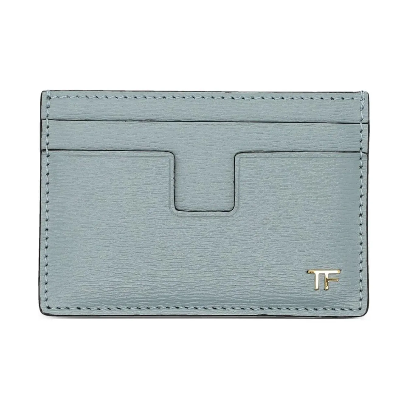 TOM FORD Logo Plaque Leather Cardholder