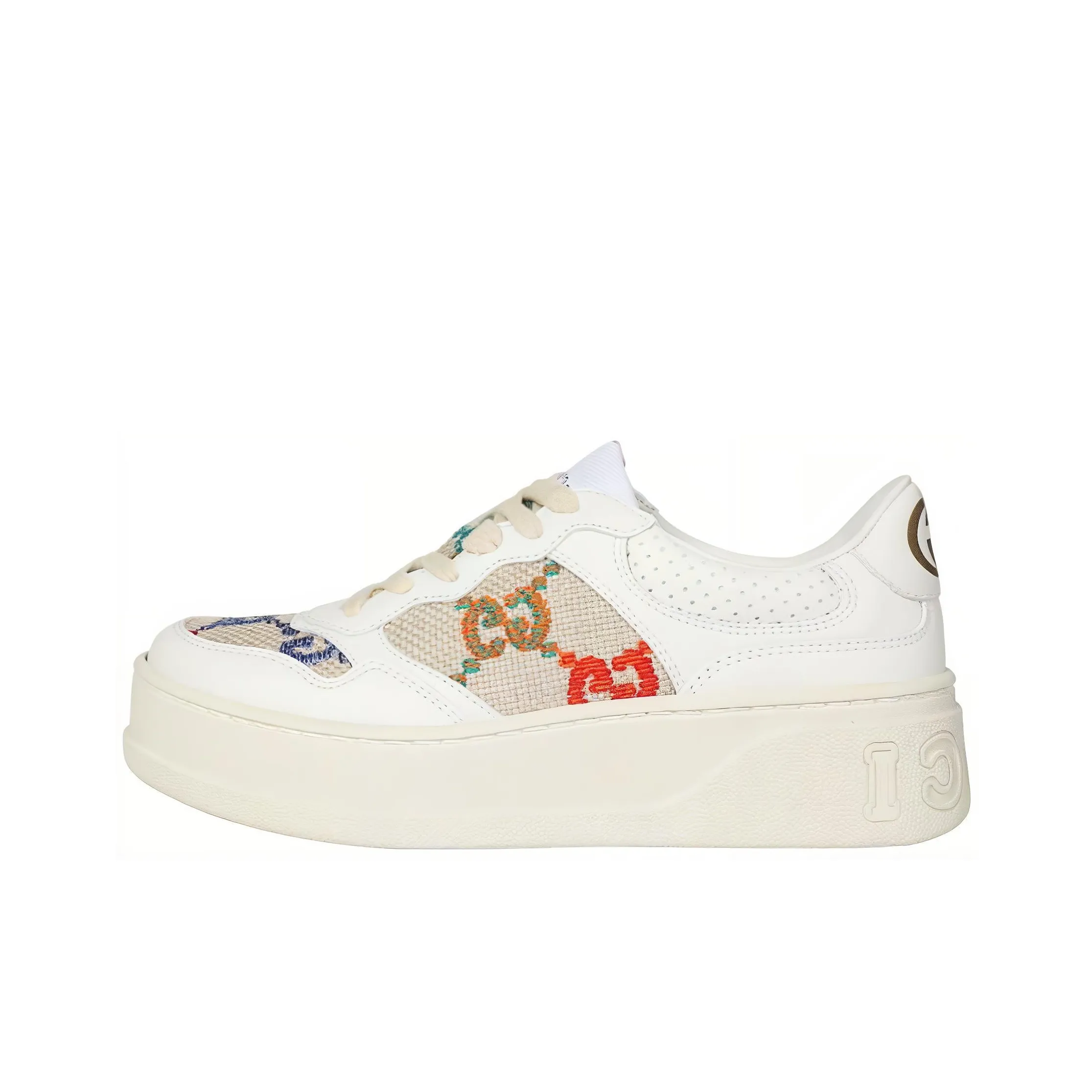 GUCCI Women's Gg Sneaker 'Multicolor Embroidered' Women's