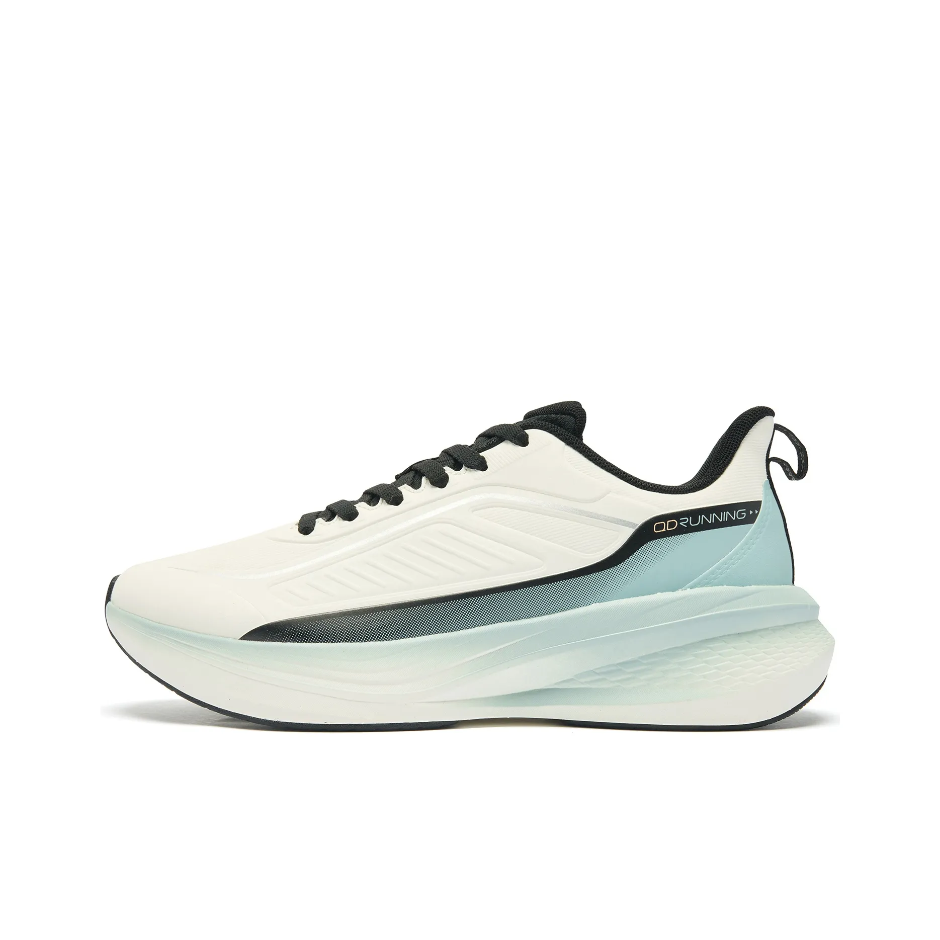 QIAODAN Rainwing 4.0 Anti-Slip And Wear-Resistant Warm Low-Top Q-LITESPEED Technology Running Shoes Men's White Green