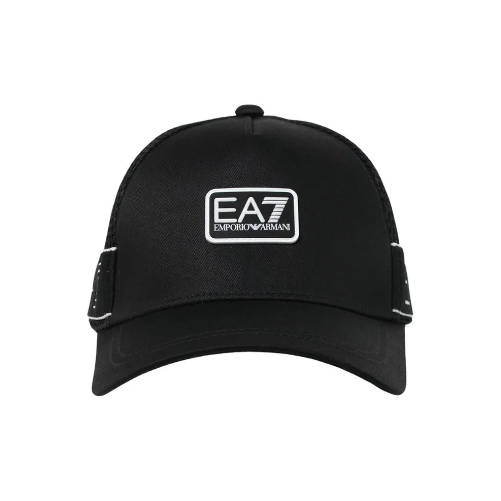 ARMANI EXCHANGEAE Polyester, Cotton Baseball Caps Men's Black