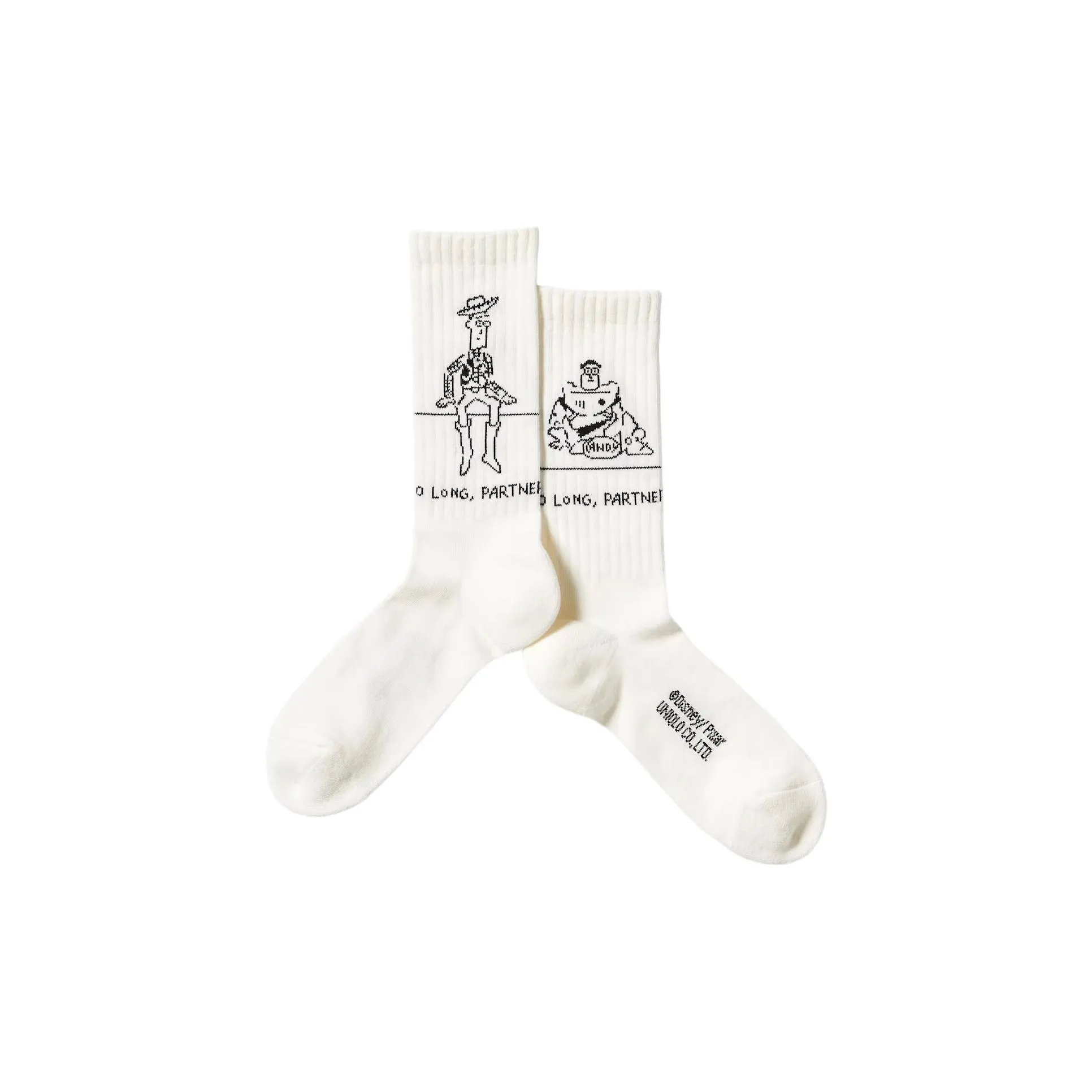 UNIQLO Yu Nagaba collaboration Носки Crew Унисекс Белые