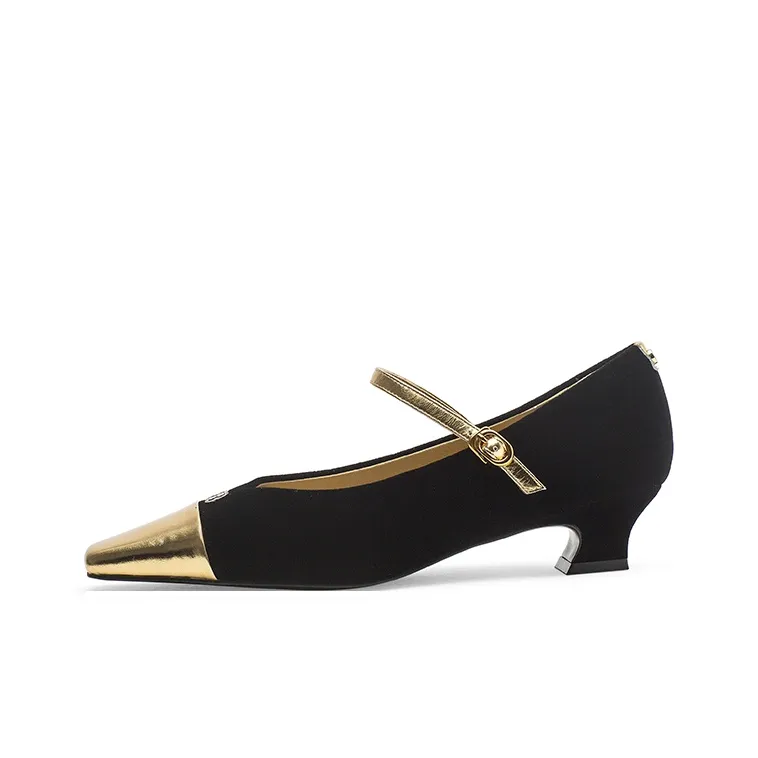 Coup de Foudre Грубый каблук Туфли Мэри Джейн 4CM Женские