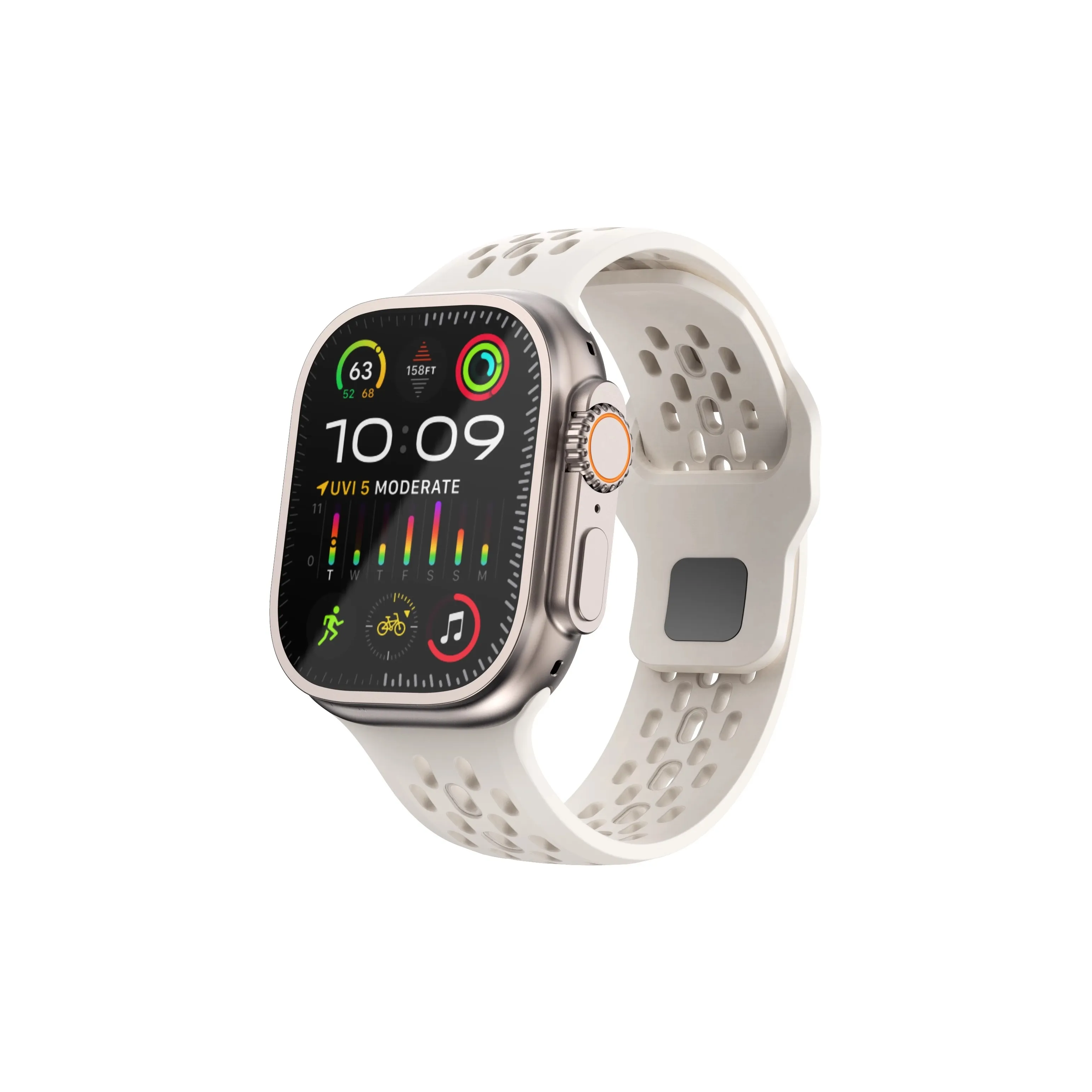 Watchbond Strap Apple Compatibility Fluoroelastomer Material Compatibility ApplewatchS10 All