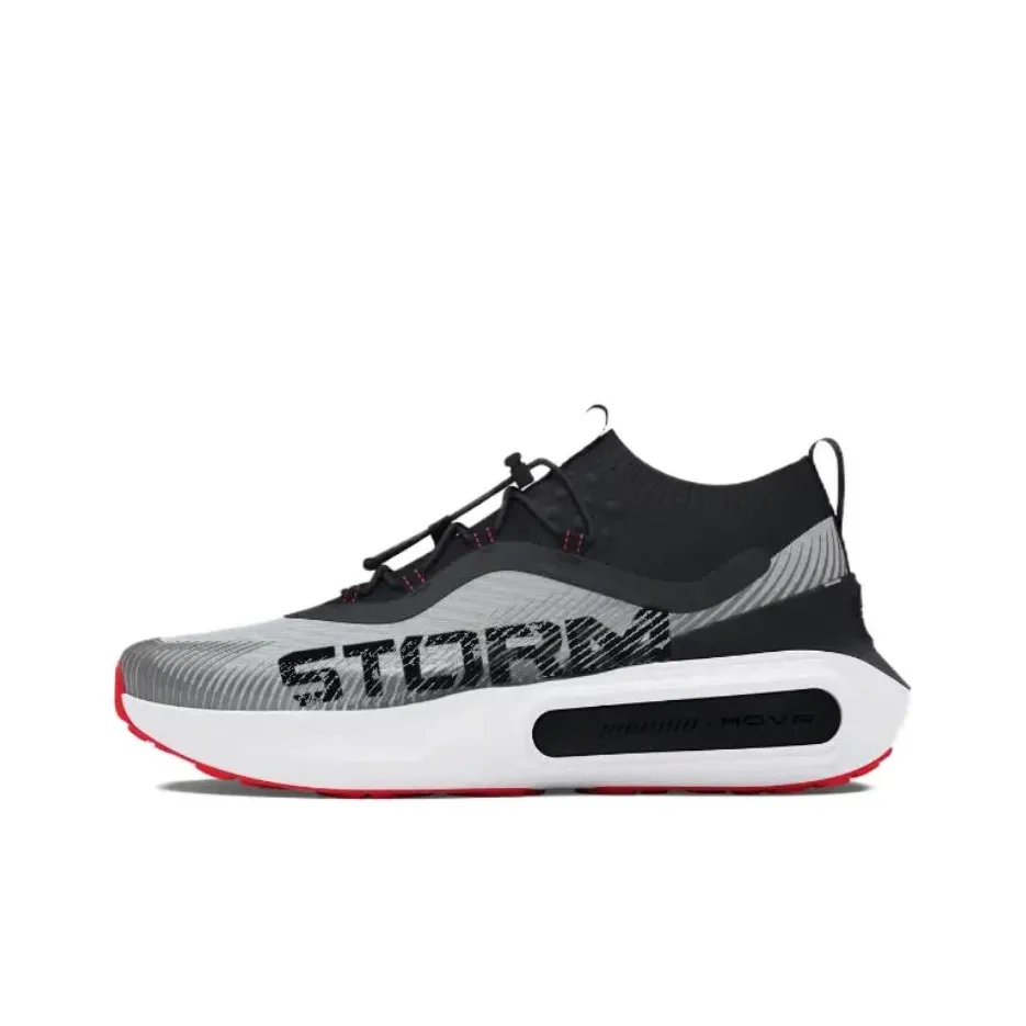 Under Armour Phantom 4 Anti Slip Wear Resistant Mid Top Casual shoes Explores Unisex Gray