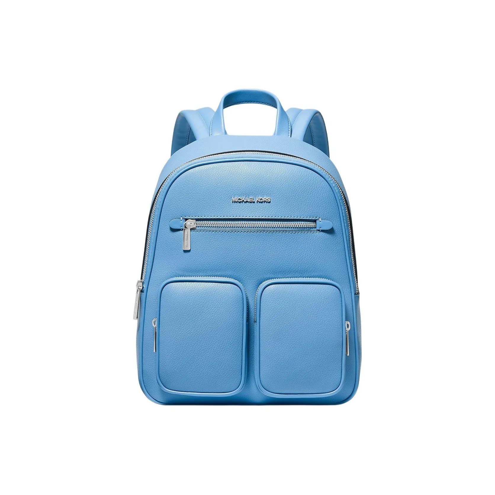 MICHAEL KORS Jet Set Item Cow Leather Backpack Medium Size Women's Pacific Blue