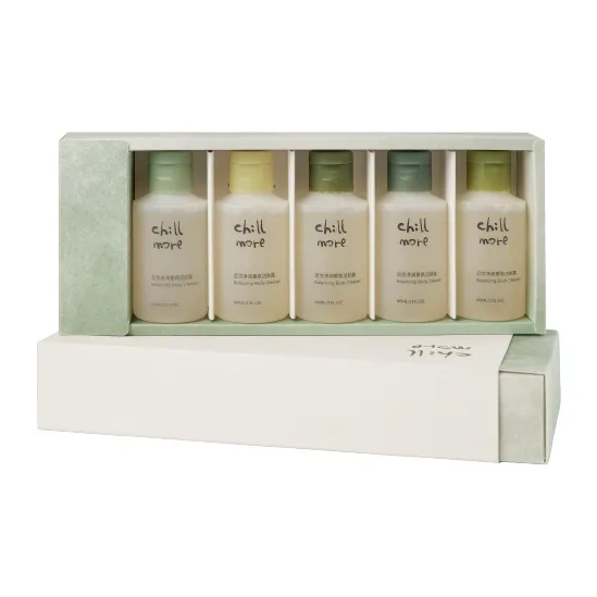 Chillmore Chuyou Pure Fragrance Шампунь-гель для глубокого очищения и увлажнения освежающий 60 мл * 5 комплектов