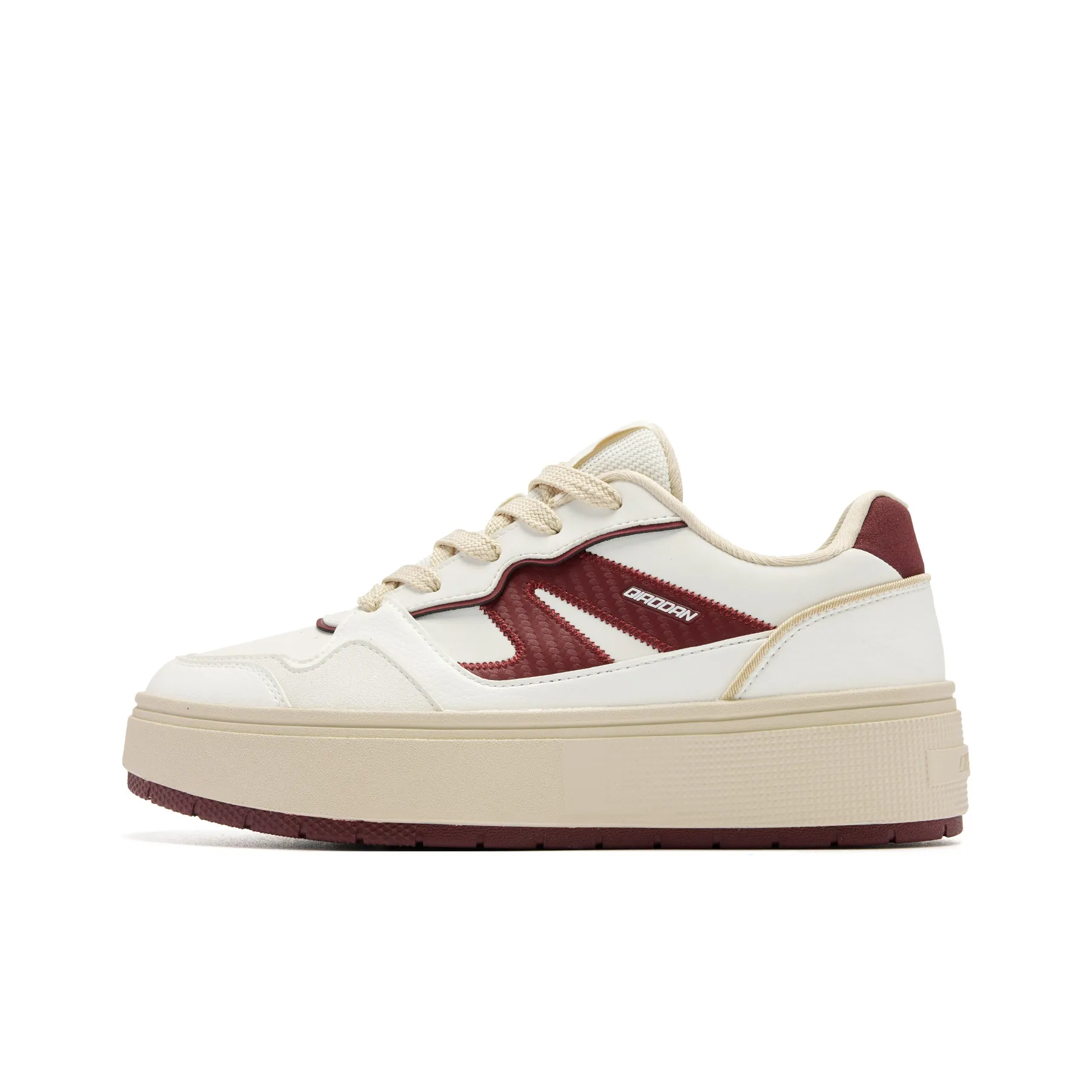 QIAODAN Five Centimeters Покрытие Противоскользящее Устойчивый к износу Дышащий Увеличение Высоты Низкий Топ