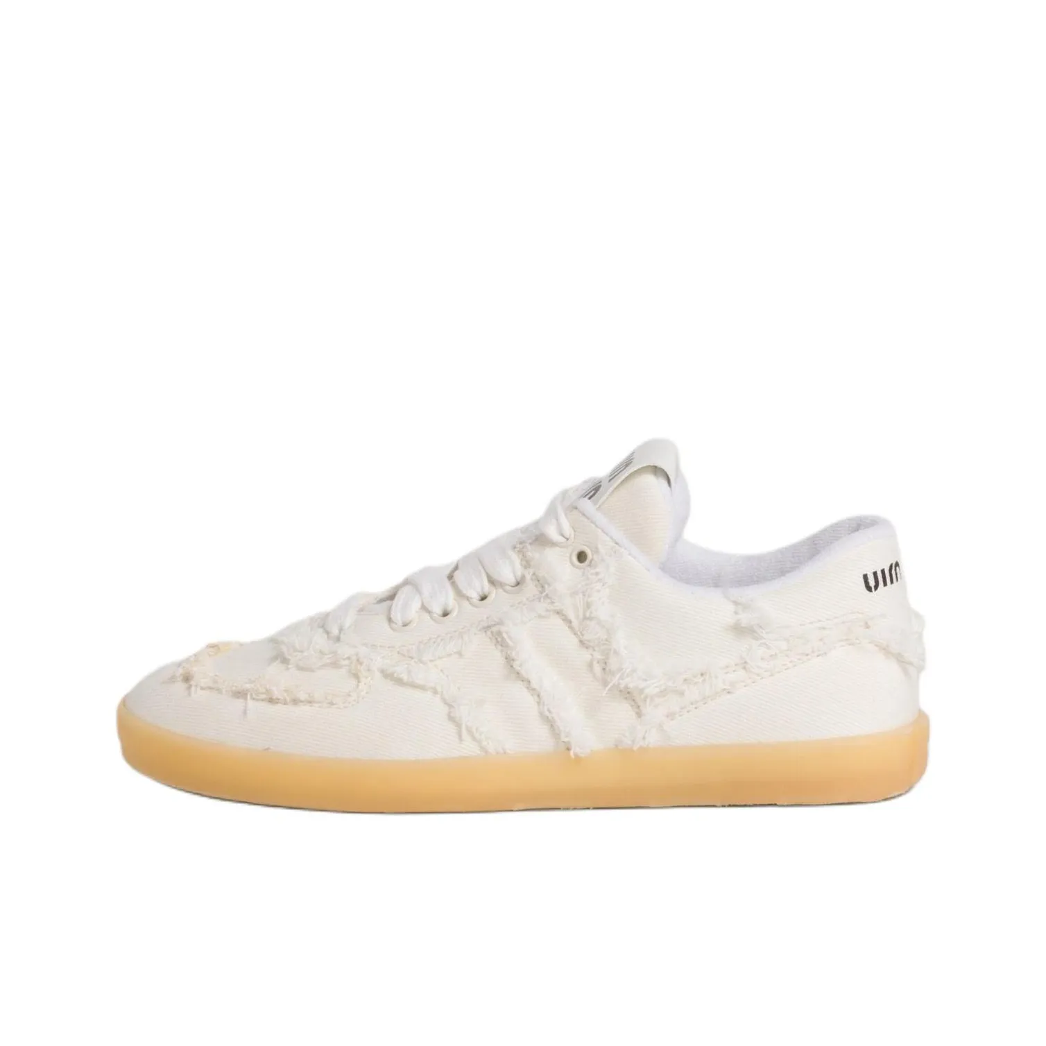 MIU MIU Low Top Skateboard quilted German Army Trainers Women's White