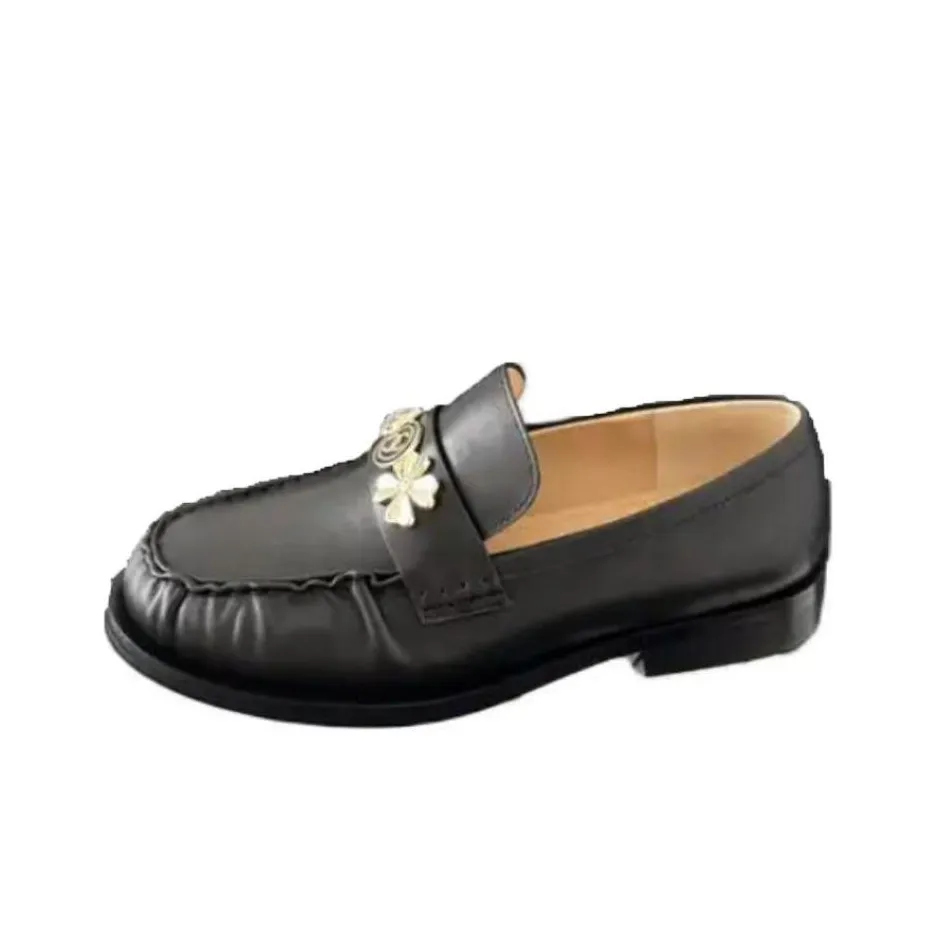 CHANEL Loafers Women's Black