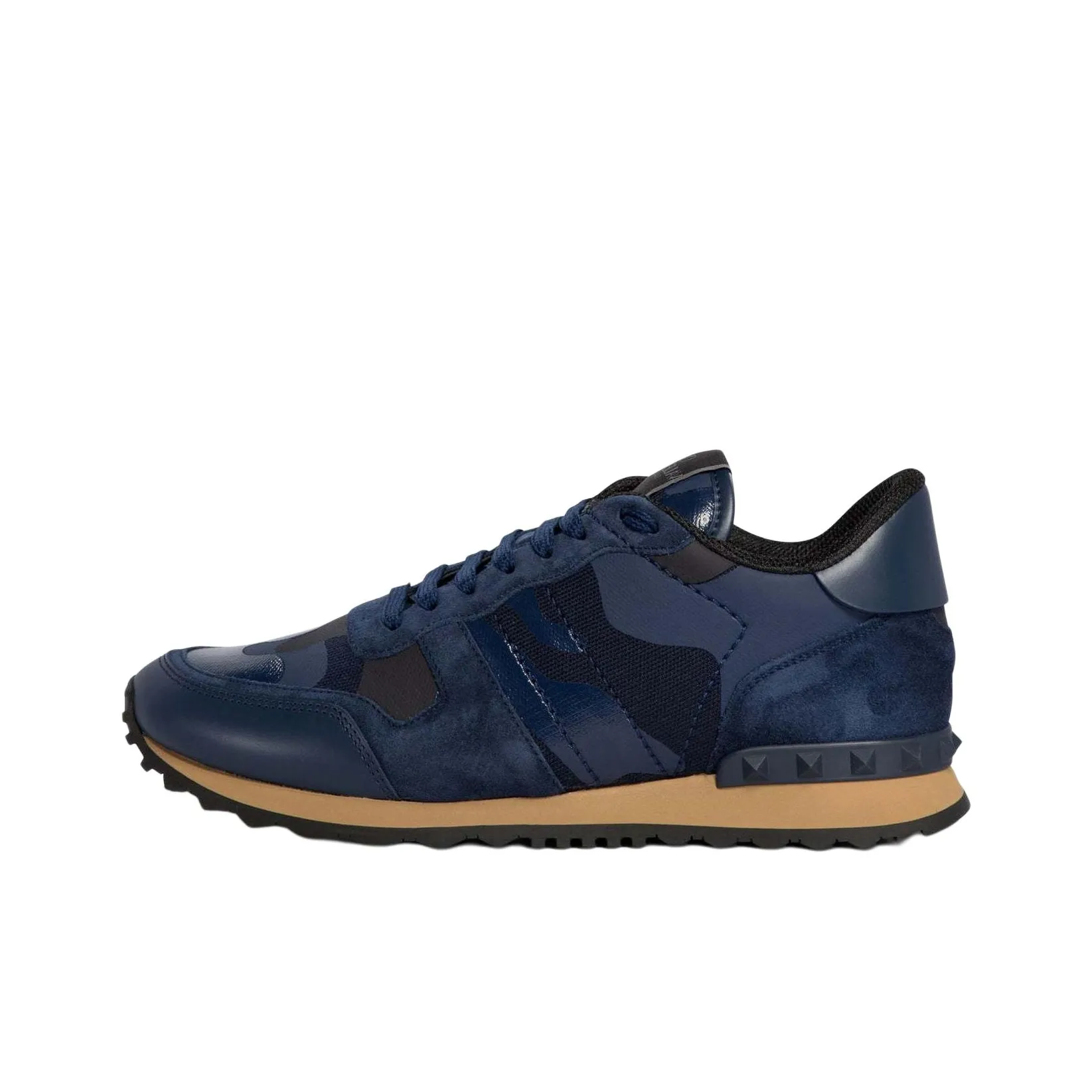Valentino Garavani Rockrunner Camouflage Lace Up Sneakers
