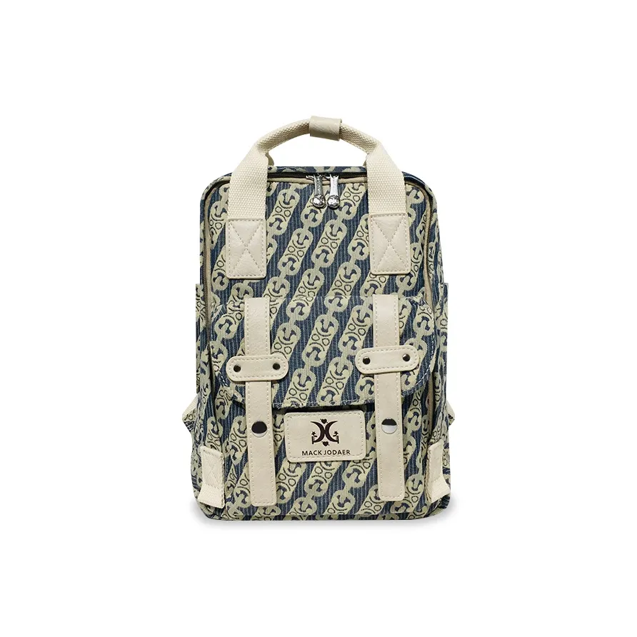 MACK JODAER Synthetic Leather Backpack Trumpets Women's Blue