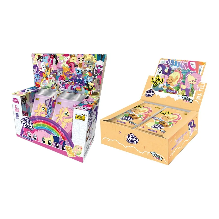 KAYOU Мой маленький пони Персонажи Карта Радужная Сумка Fun Shadow Bag IP Аниме Карточки Одна Коробка 20 Сумок Одна Коробка 30 Сумок