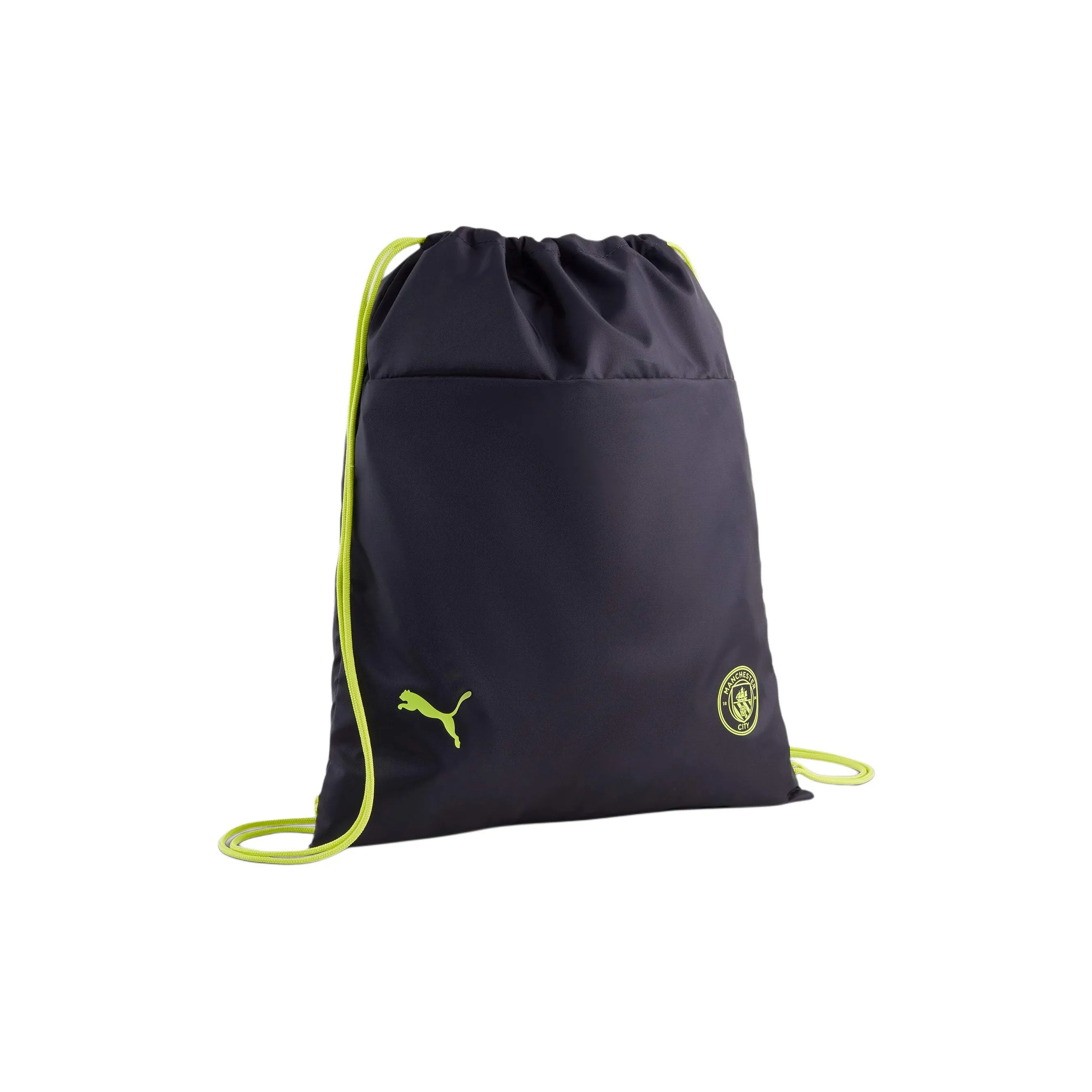 PUMA Polyester Gym Bag Backpack Regular Unisex New Marine Blue & Yellow