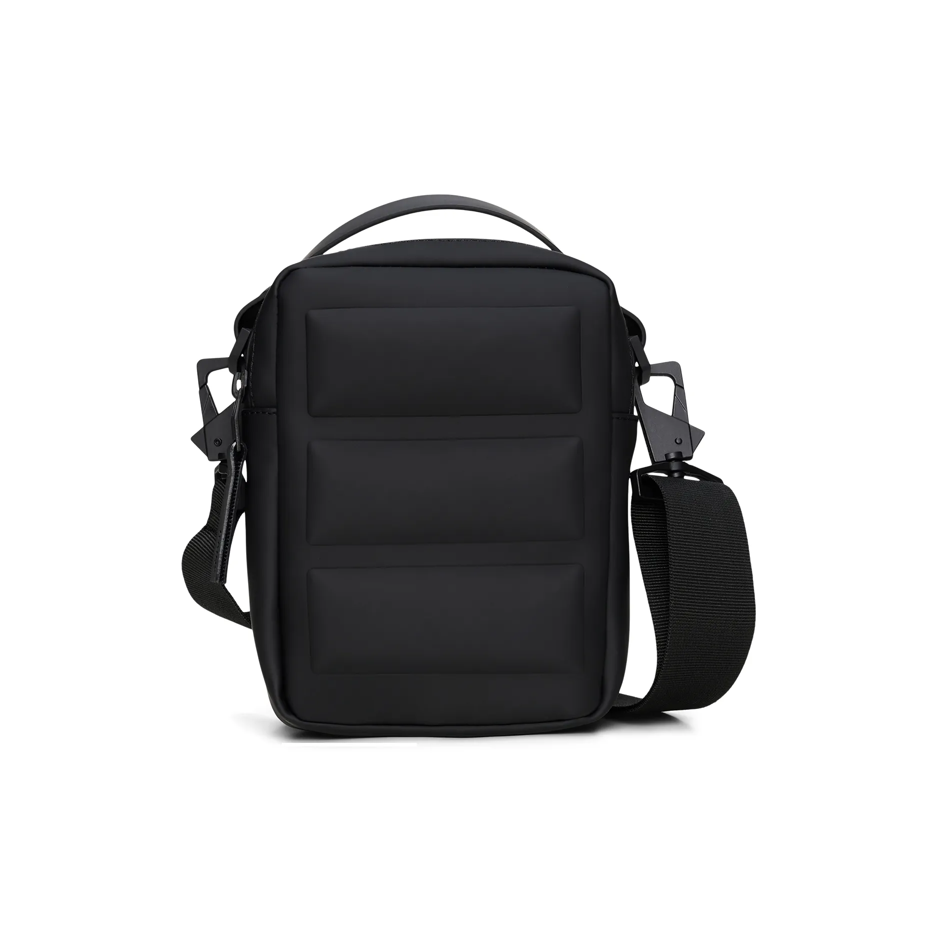 Rains Полиэстер Сумка через плечо Стандартная Унисекс Черный Зеленый Дюна Желтый