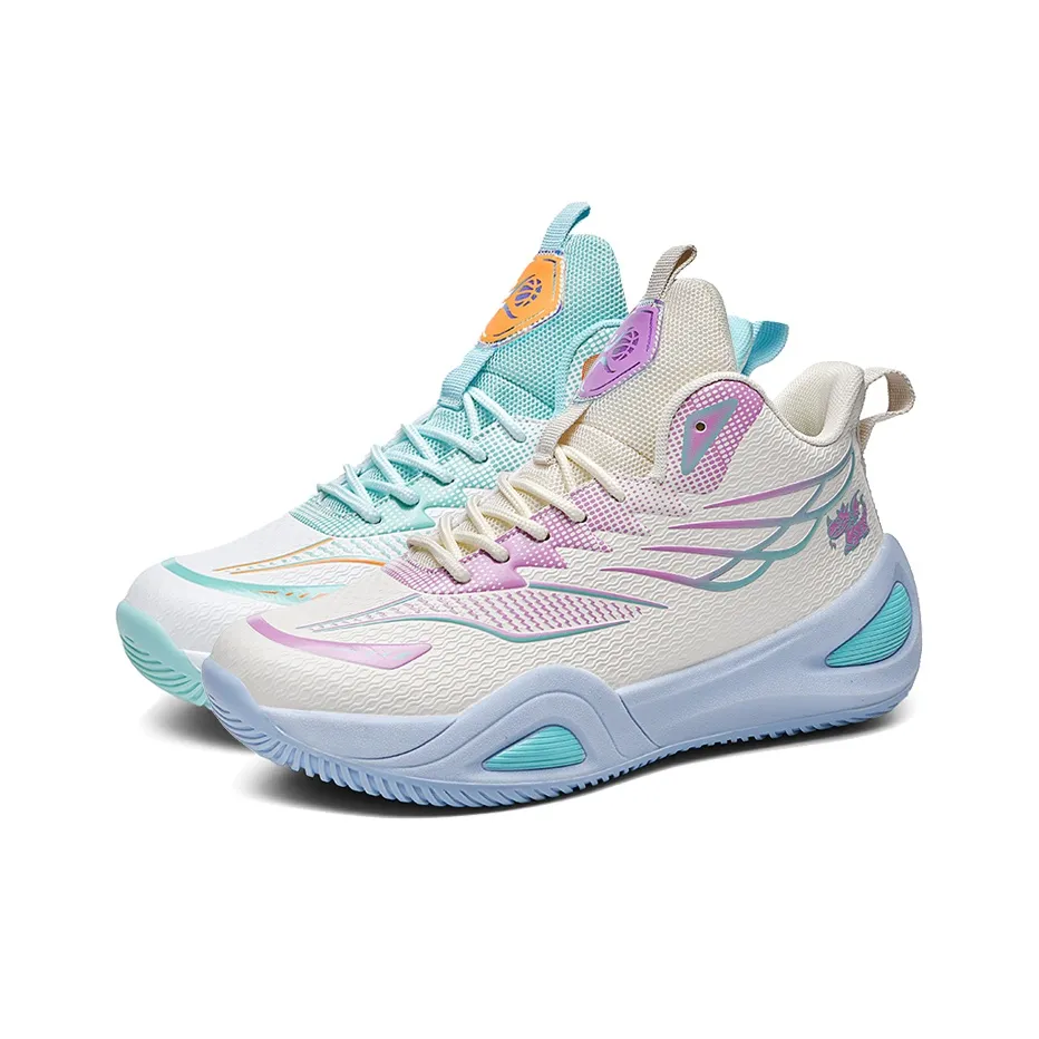 MUSNODO Амортизаторы Shock Slip-resistant Abrasion-resistant MID Топ Баскетбольные кроссовки Unisex Мягкие