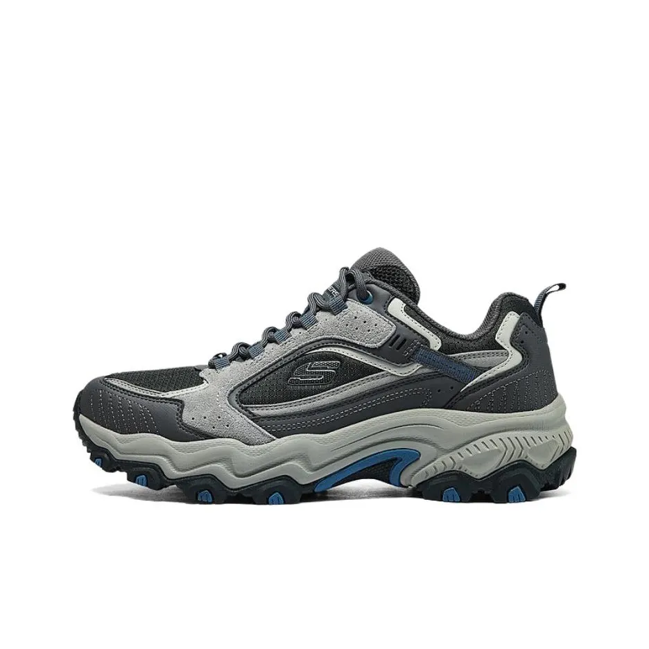 Skechers OUTDOOR MENS Low Top Hiking Shoes Men's Black Blue