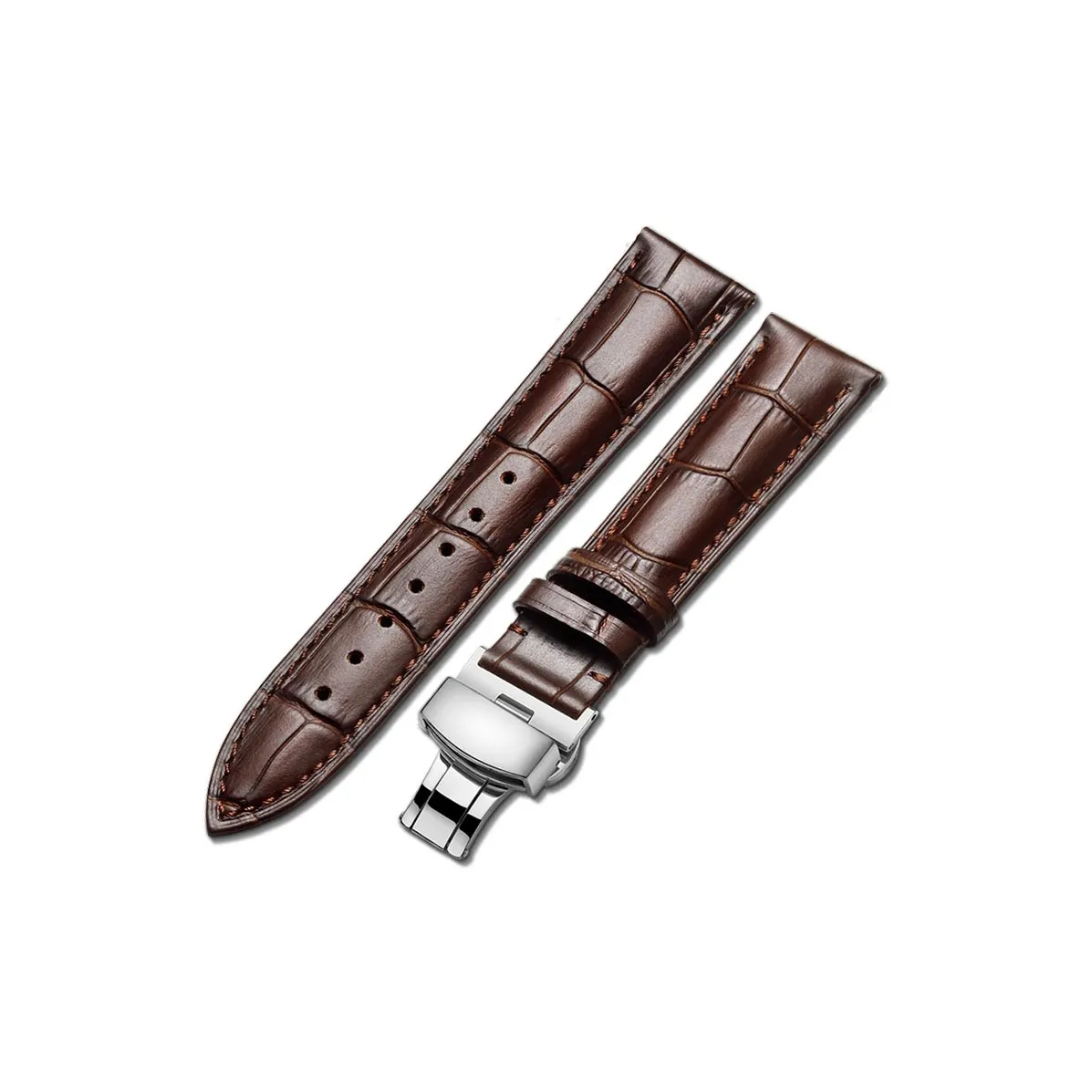 MILANQIAN M Q Ремешок Omega ARMANI Seiko Casio Tissot Mido Shock Совместимость Натуральная кожа Материал 12 24 мм