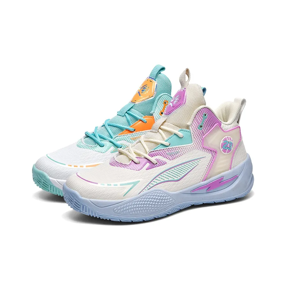 Черный хвост оленя амортизаторы Shock устойчивые к истиранию высокие баскетбольные кроссовки унисекс несовпадающие