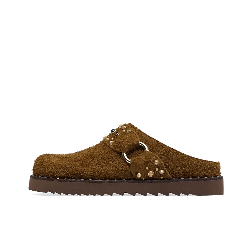 Пепельная платформа Slip-on верхняя одежда Slip-on обувь модный женский