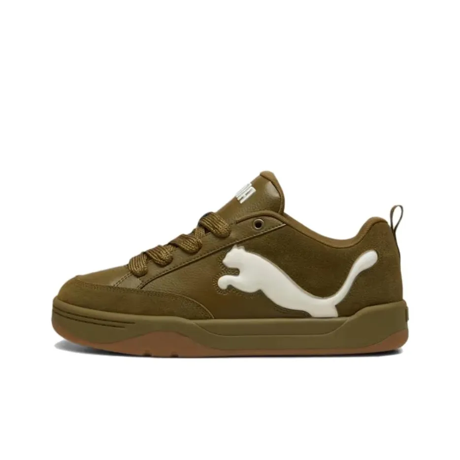 PUMA Low Top Skateboard Shoes Unisex Army Green