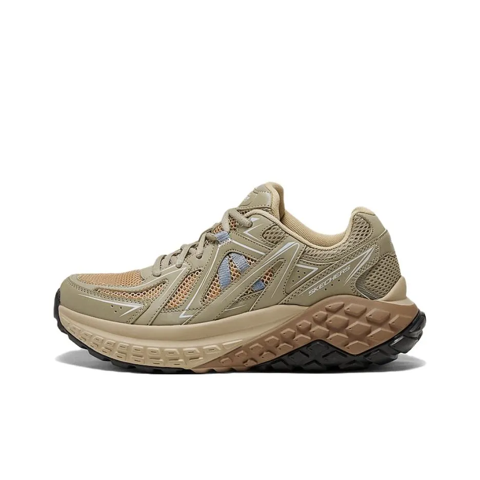 Skechers Low Top Basketball Shoes Men's Gray Brown