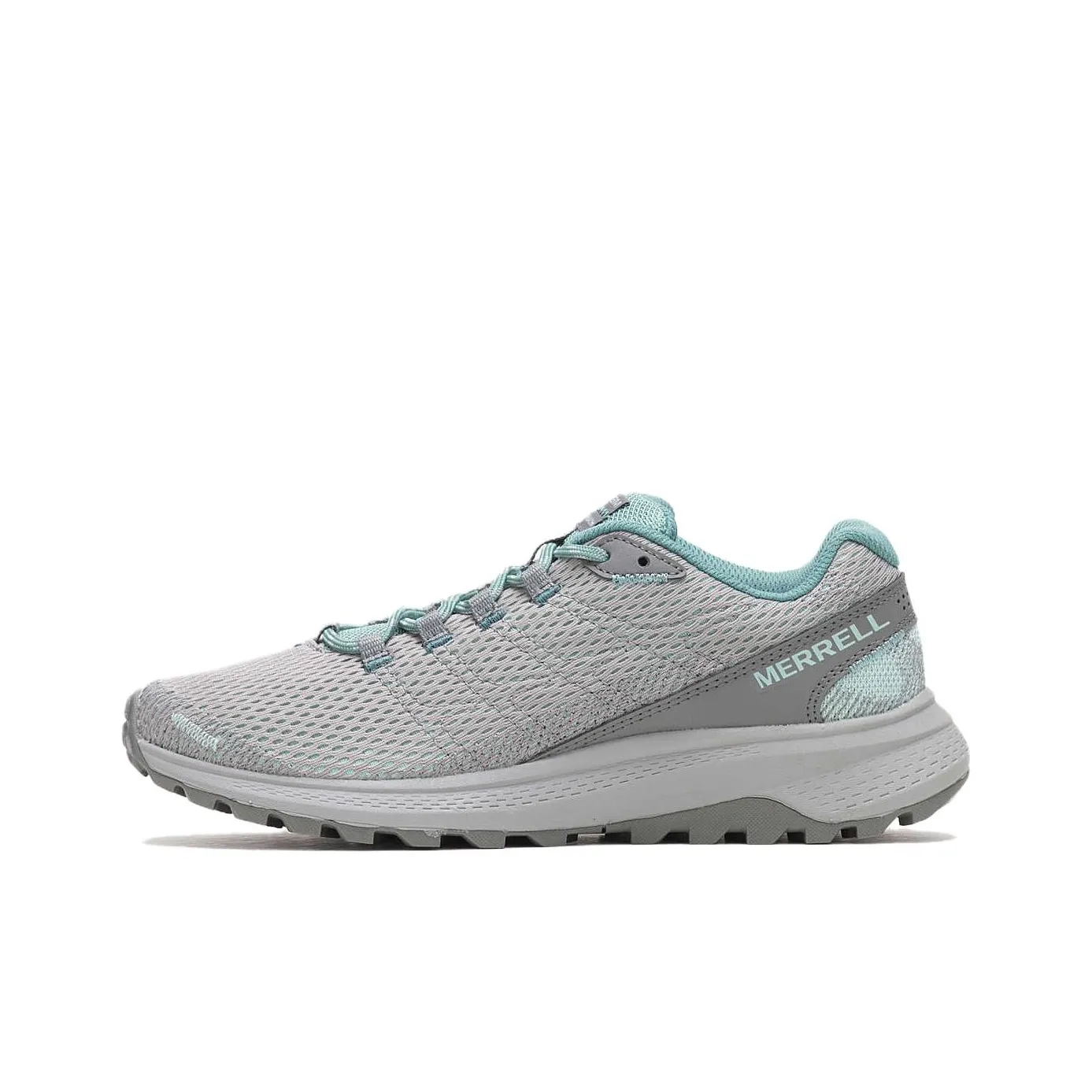 MERRELL Fly Strike Abrasion Resistant, Breathable, Lightweight Low Top Running Shoes Women's Gray