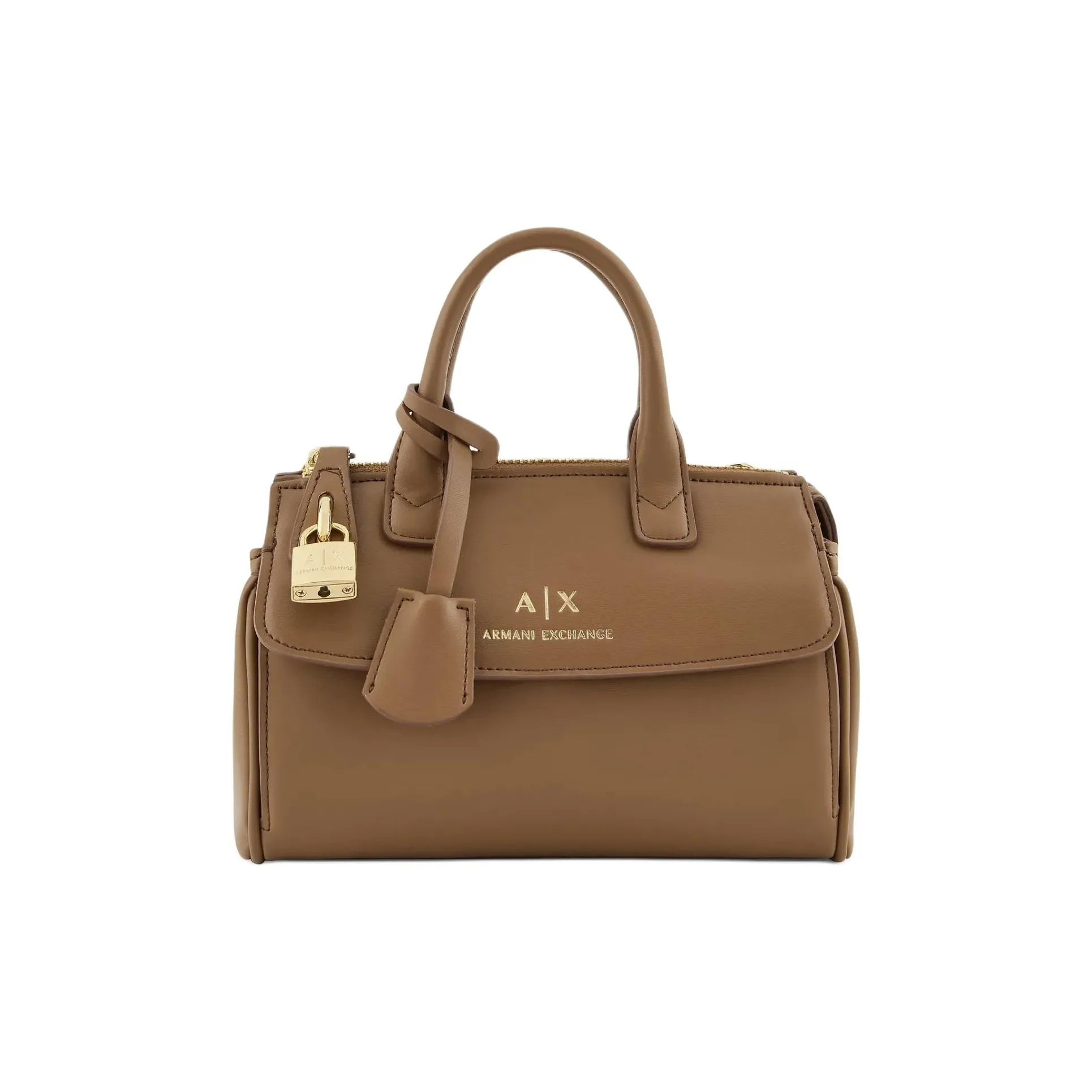 ARMANI EXCHANGEAE Polyester Shoulder Bag, Crossbody Bag, Handbag Women's Beige Brown