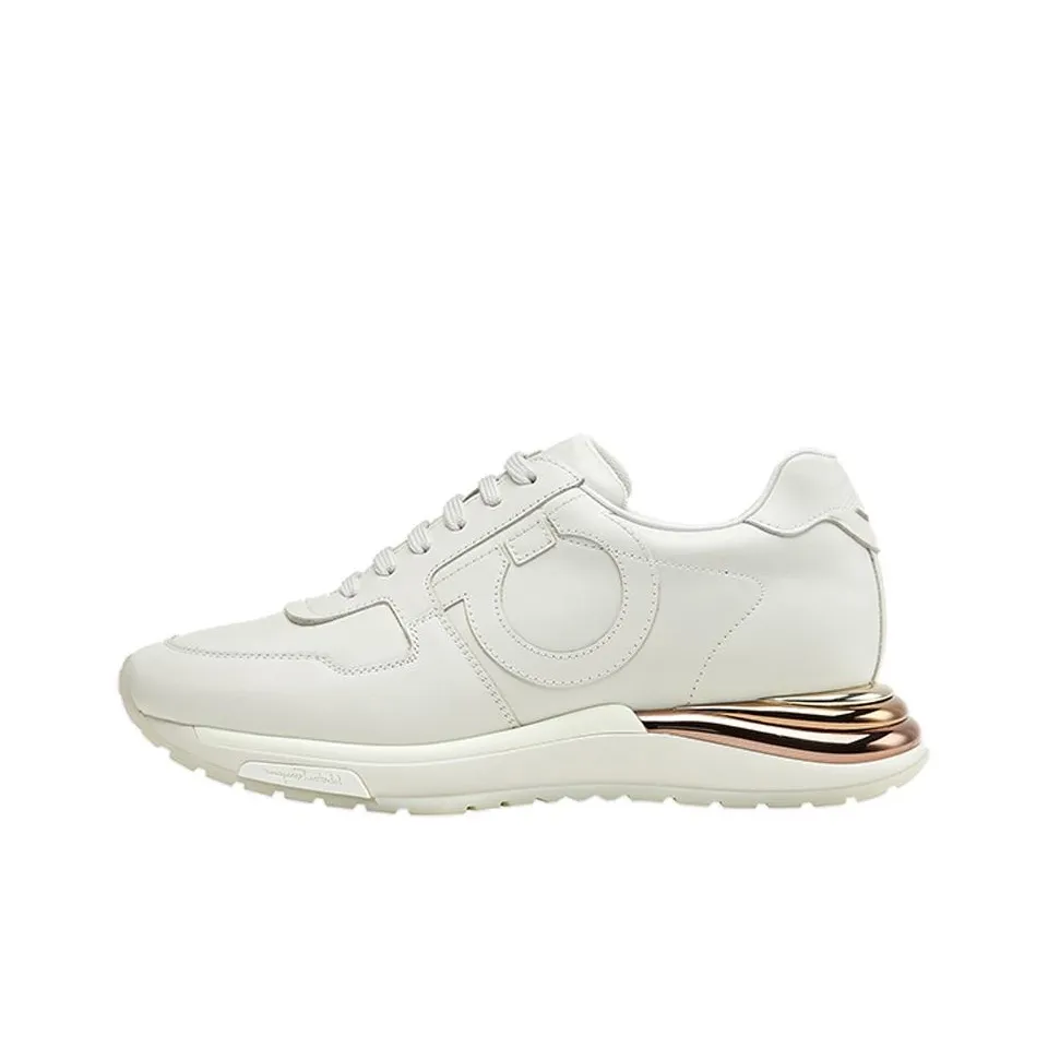 FERRAGAMO Brooklyn Low Top Casual Shoes Women's White