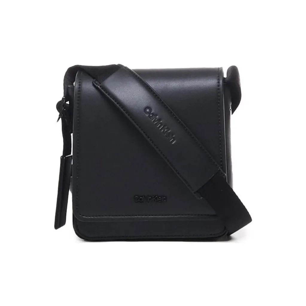 CALVIN KLEIN Nylon Shoulder Bag, Crossbody Bag Men's Black