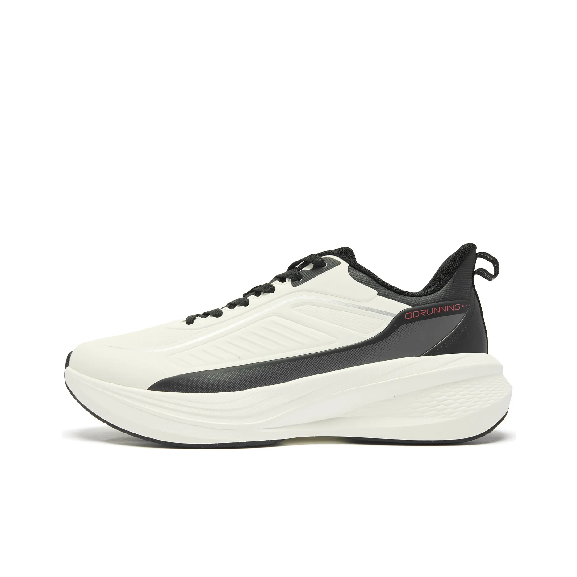 QIAODAN Rainwing 4.0 Anti Slip And Wear Resistant Warm Low Top Q LITESPEED Technology Running Shoes Men's White Black
