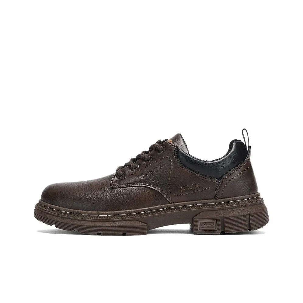 Warrior Dress Shoes Men's Dark Brown Black