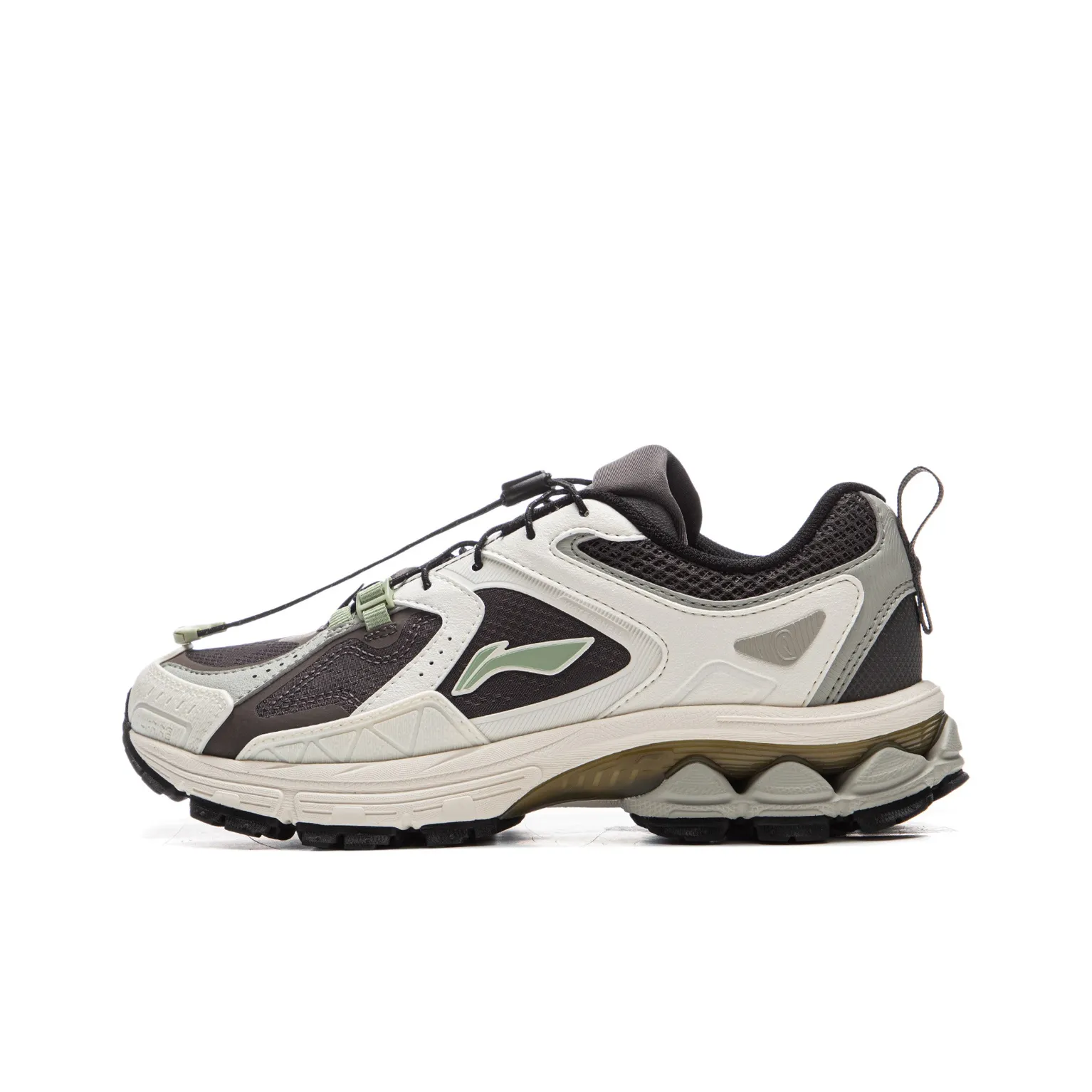 LiNing Support 2.0 Trail V2 Anti Slip Wear Resistant Low Top Running shoes low-top Women's Black White