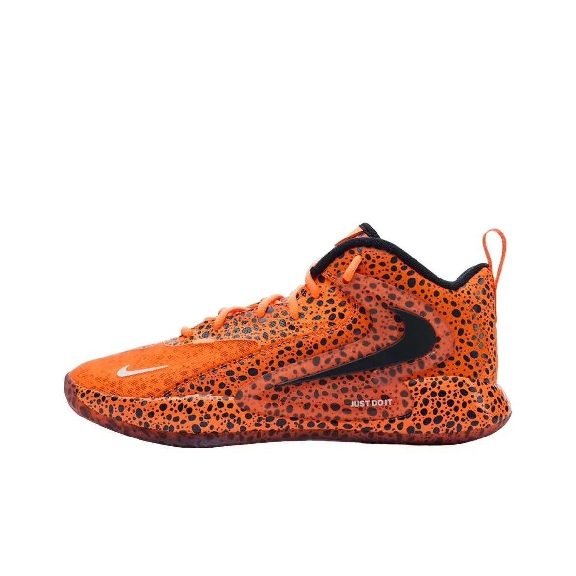 Nike React HyperSet Anti Slip Wear Resistant Mid Top Volleyball Shoes Men's Orange