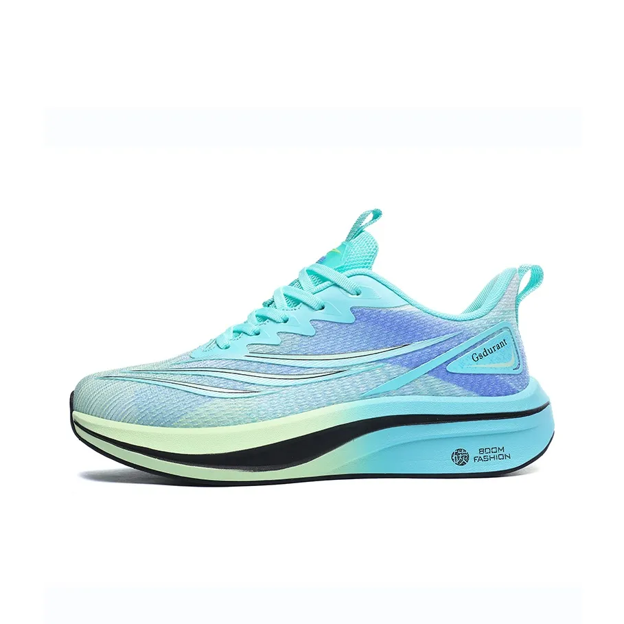 Gaius Durant Амортизация устойчивость к истиранию дышащий противоскользящий низкий топ беговые кроссовки унисекс аква-синий