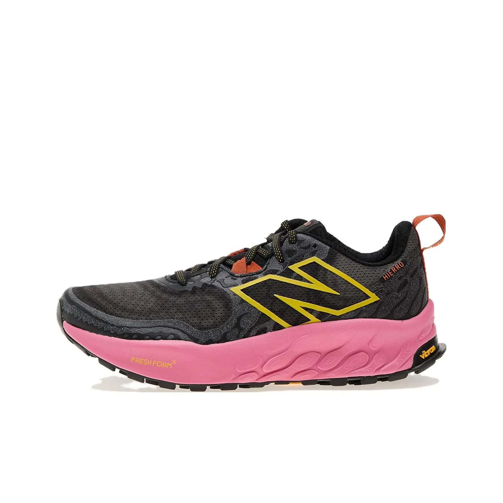 New Balance Fresh Foam X Hierro V8 Low Top Trail Running Shoes Women's Black Pink