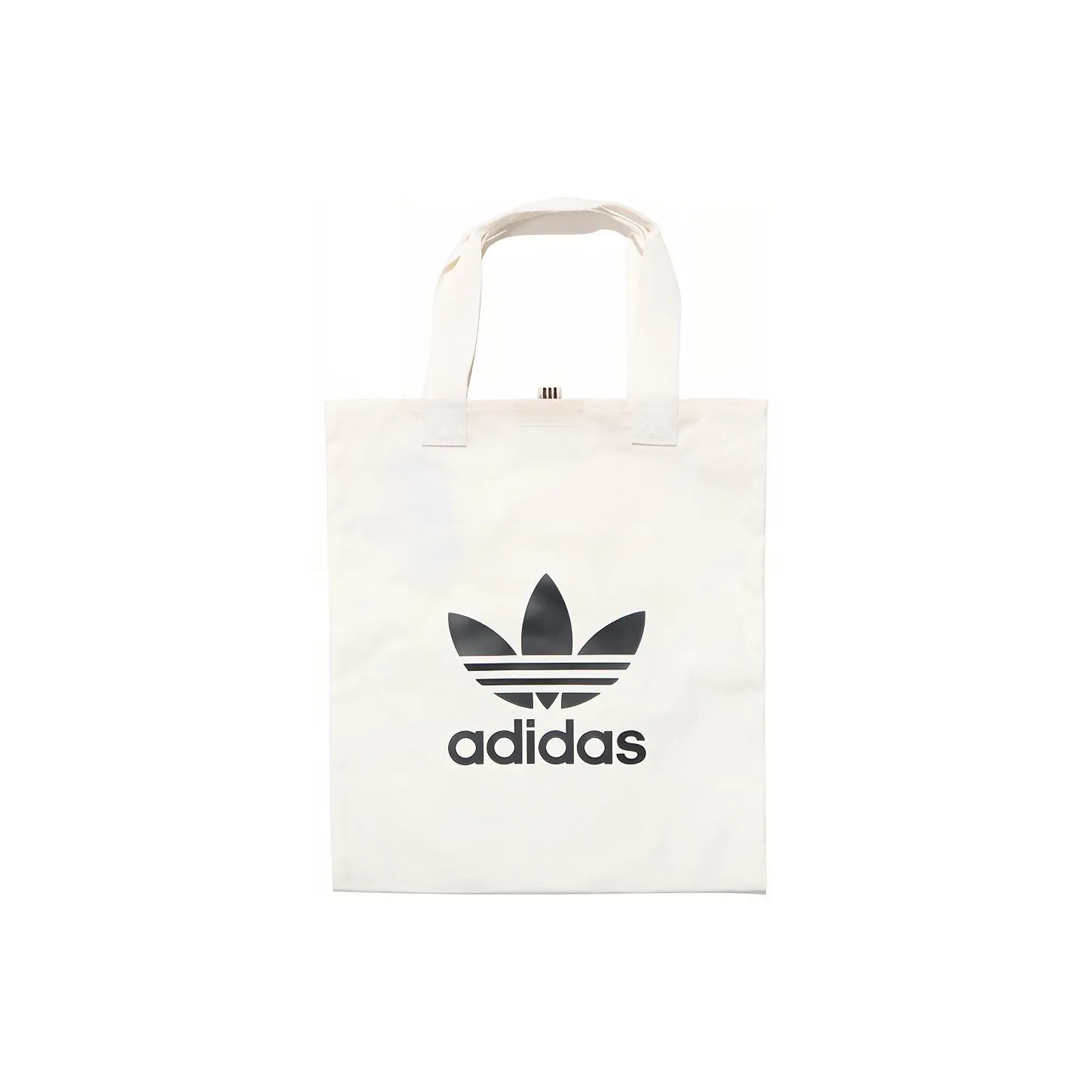 Adidas Originals Cotton Fabric Handbag Tote Bag Shopping Bag Shoulder Bag Regular Unisex White