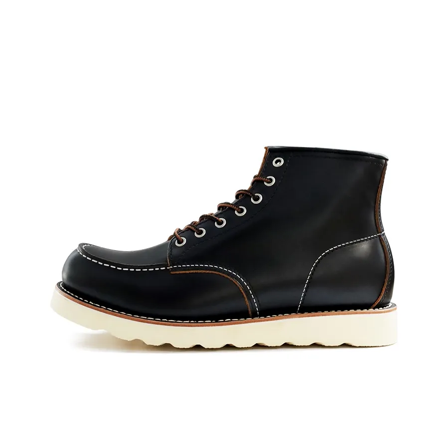 ROCKEY BAND Classic 875 Work Boots Durable Breathable Coverage High Top Outdoor Shoes Men's Black