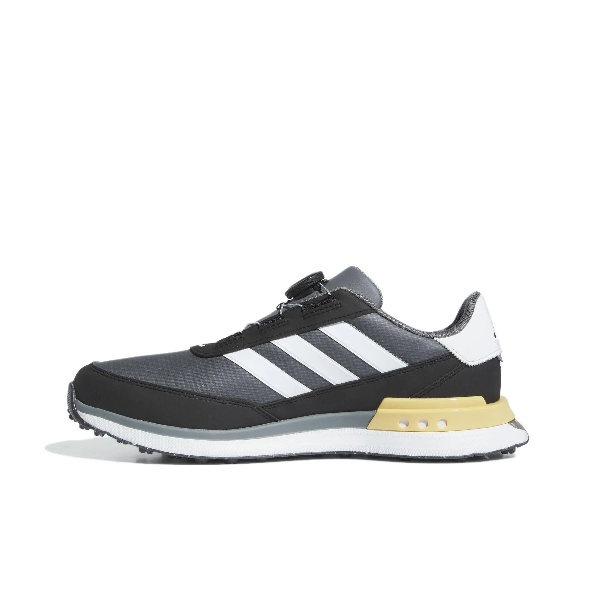 Adidas Slip-resistant Abrasion-resistant Низкий топ Обувь для гольфа Мужская Серый Черный