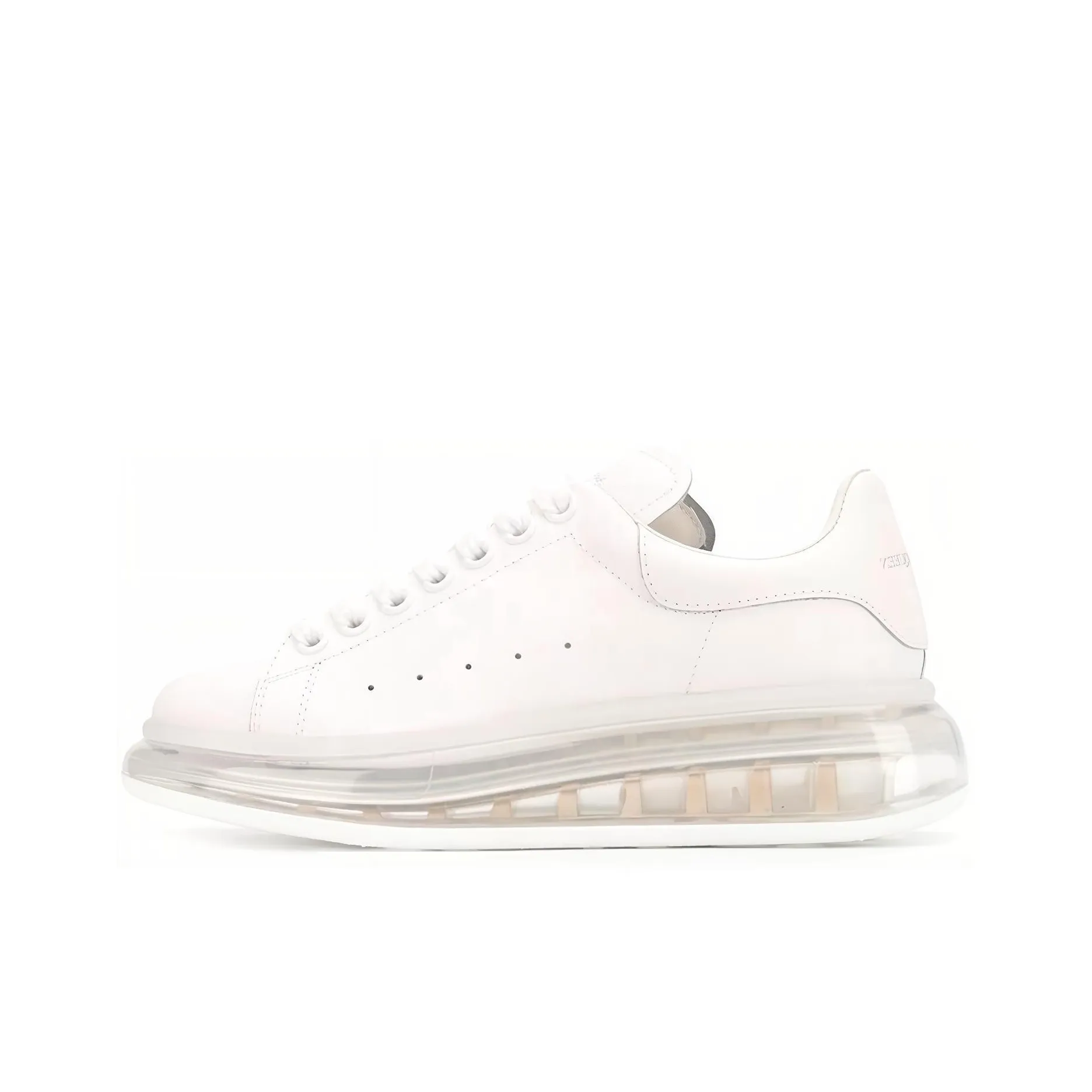 Alexander McQueen Oversized Sneaker 'White Clear Sole' Women's