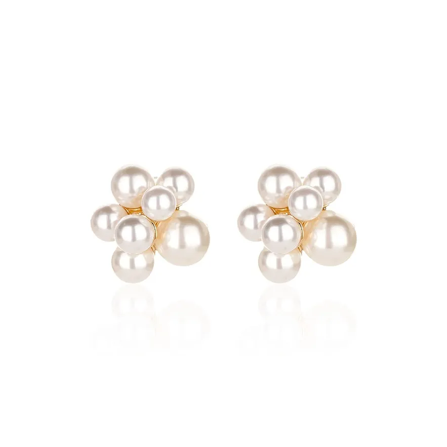 QLADY Серьги-гвоздики из стерлингового серебра 925 пробы женские