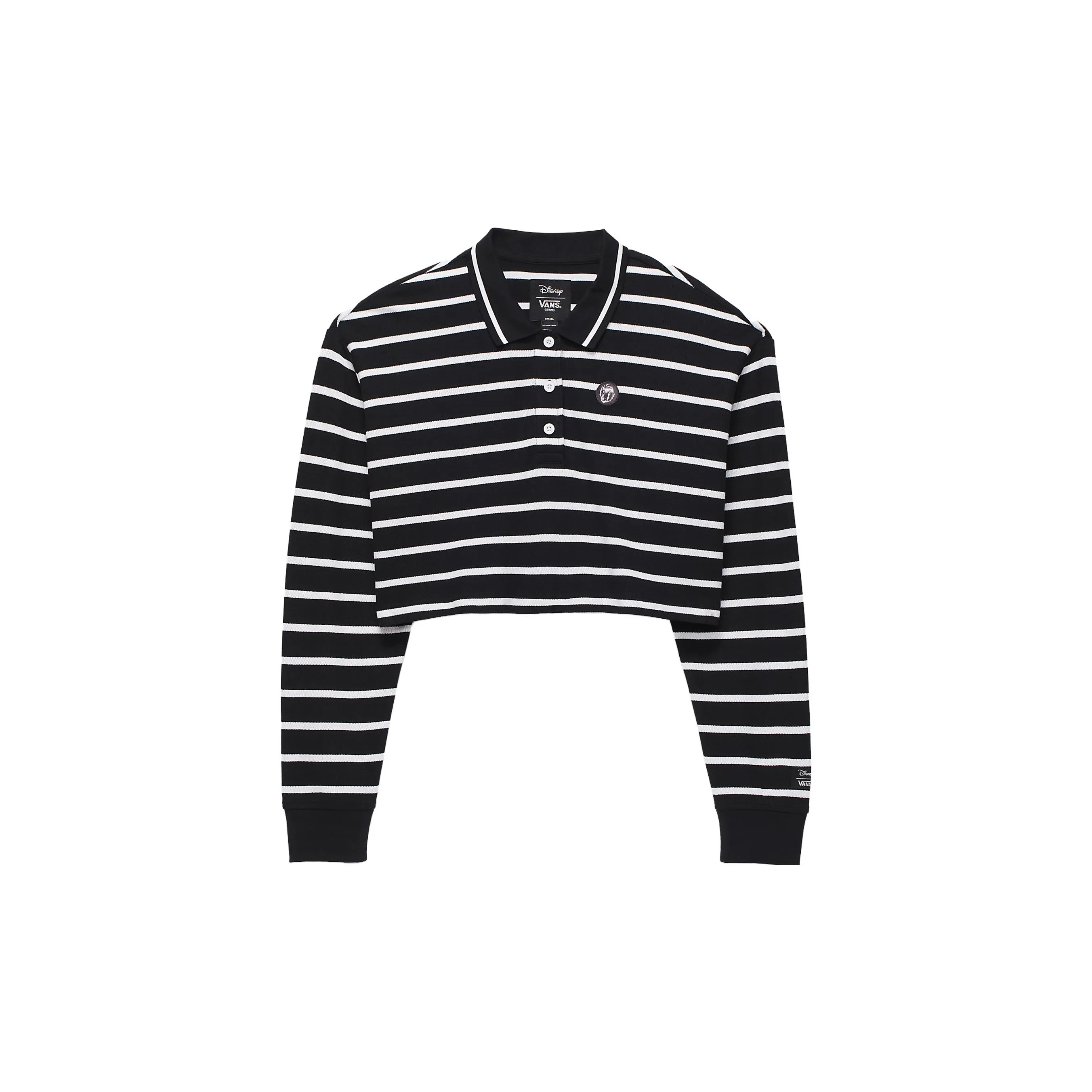 Vans X Disney Co Бренд Поло Женские Черный Белый