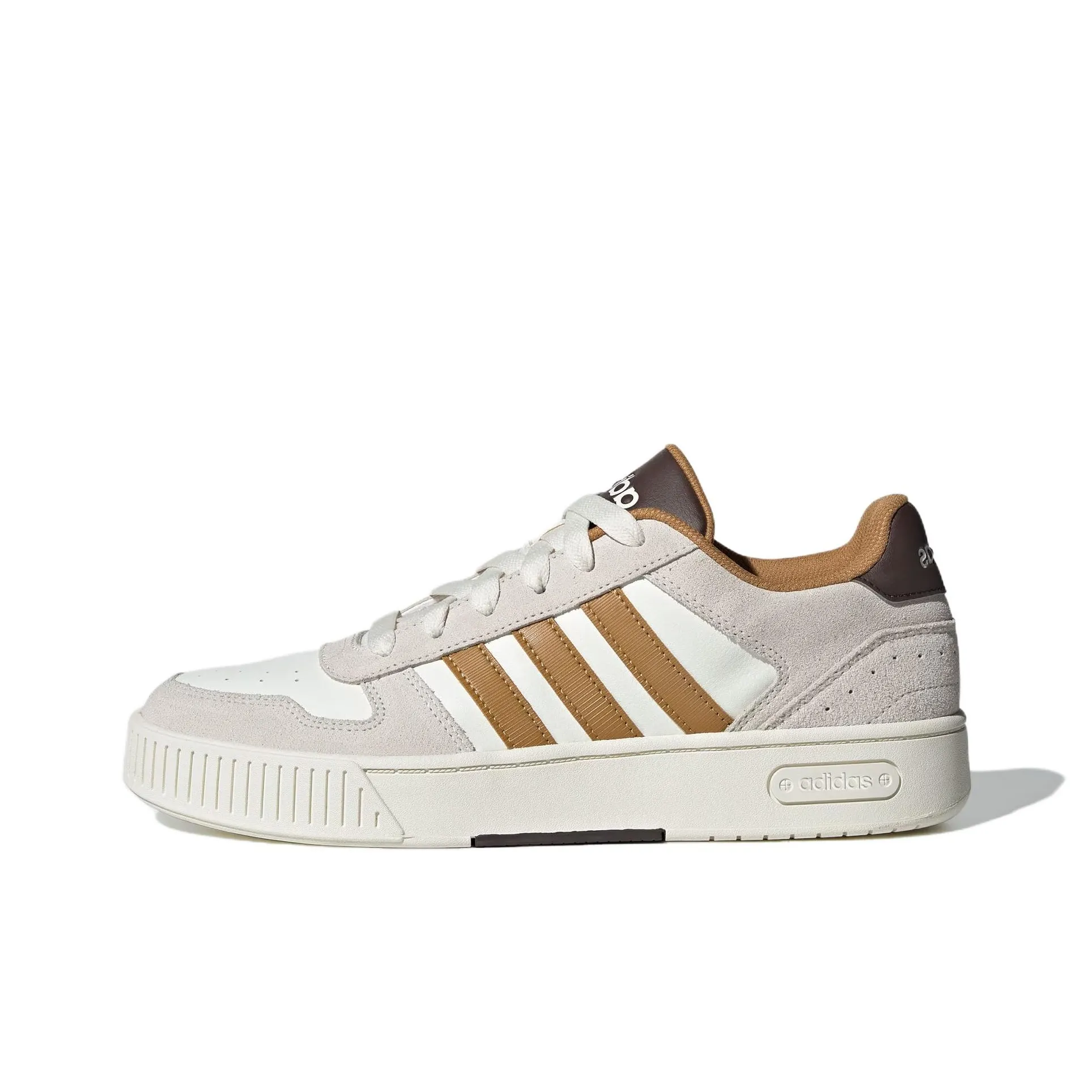 Adidas D PAD противоскользящие устойчивые к истиранию низкие топовые скейтборд-кроссовки унисекс бежево-коричневые