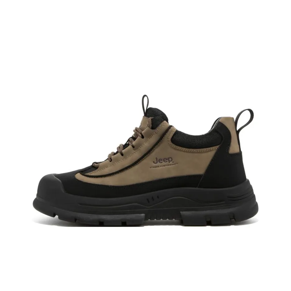 JEEP Устойчивые к истиранию ботинки на щиколотку зимние мужские хаки