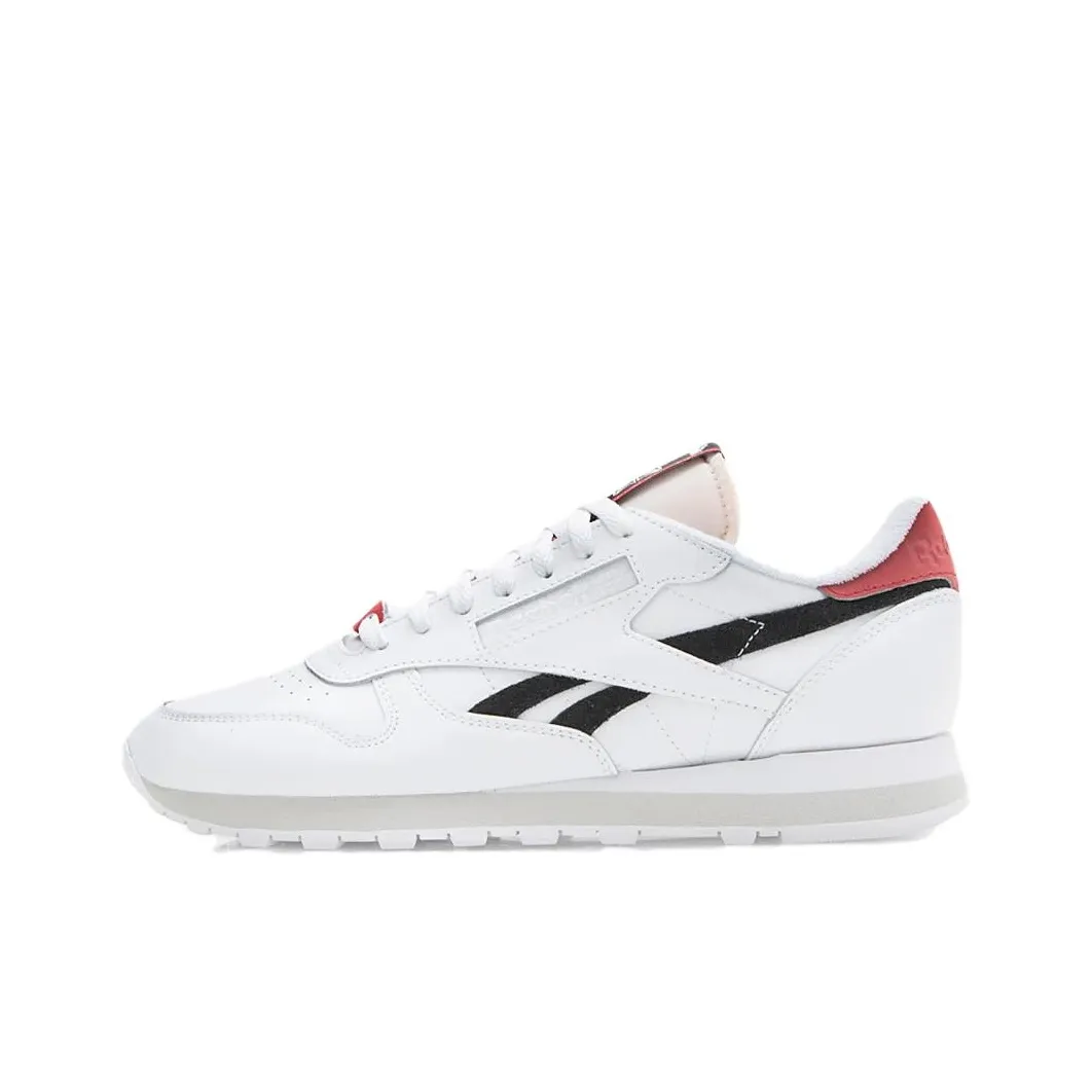 Reebok Classic Leather 'White Black Vector Red'