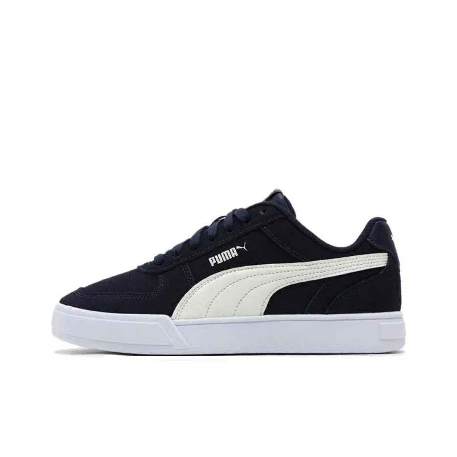 PUMA Caven Breathable Low Top Skateboard Shoes Unisex Marine Blue