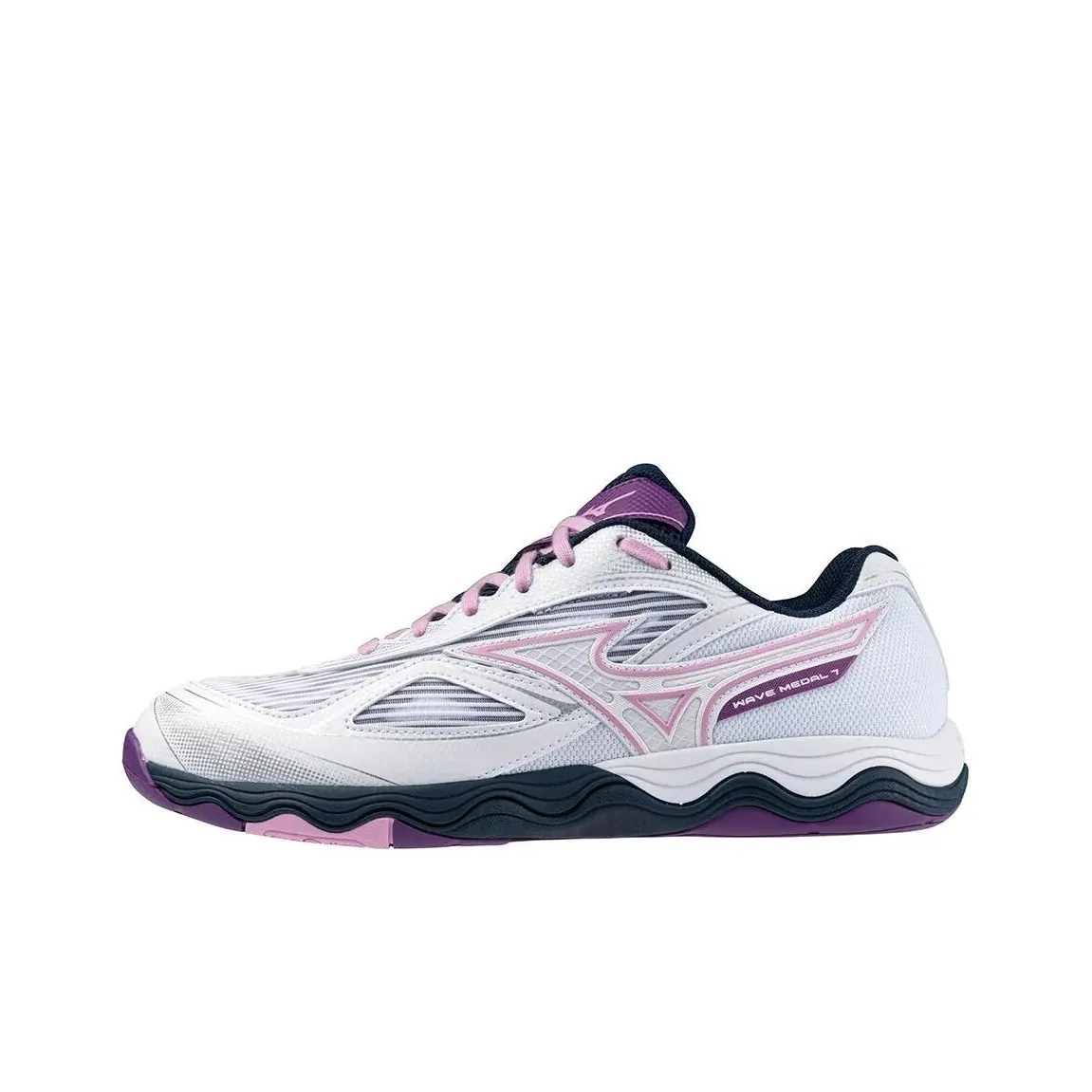 Mizuno Wave Medal 7 Anti Slip Wear Resistant Low Top Training Shoes Women's White