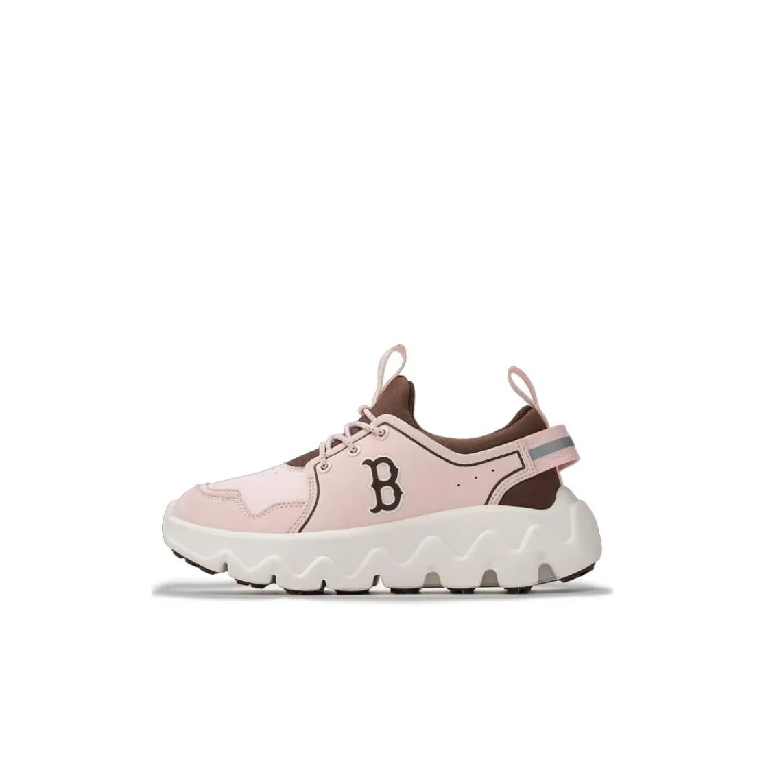 MLB KIDS Slip-resistant Abrasion-resistant Kids Lifestyle Shoes Pink White Kids MLB KIDS Slip-resistant Abrasion-resistant Детские повседневные кроссовки Розовый Белый Детский